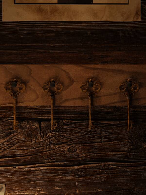 治安官办公室门口箱子及相关线索图