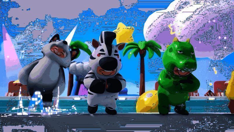 星宝在广场互动动图