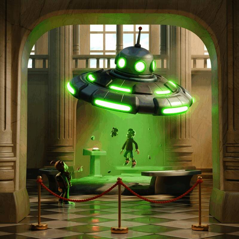 《双点博物馆》太空主题展品