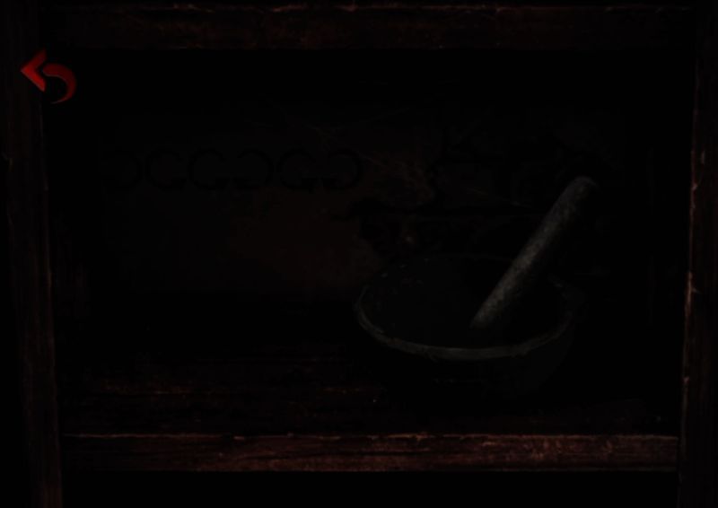 石磨操作场景图片