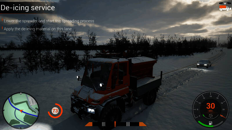 《道路养护模拟2冬季服务》宣传图2