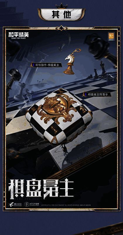 和平精英棋盘冕主套装细节图7