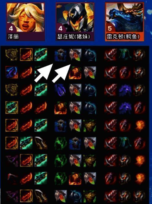 堡垒泽丽阵容装备推荐图