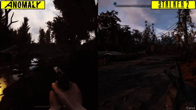 《潜行者》画质Mod与《潜行者2》对比视频截图4