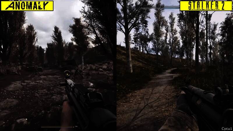 《潜行者》画质Mod与《潜行者2》对比视频截图5