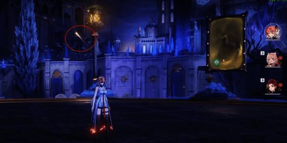 沿着光点继续前进的画面