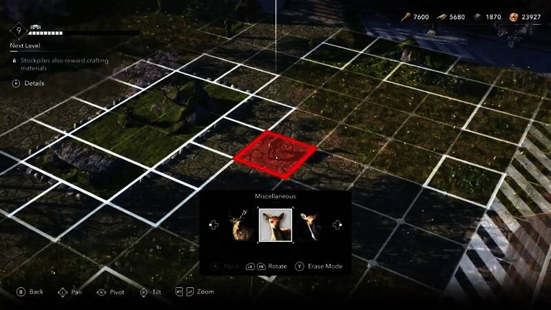 《刺客信条：影》藏身处可自定义设施画面