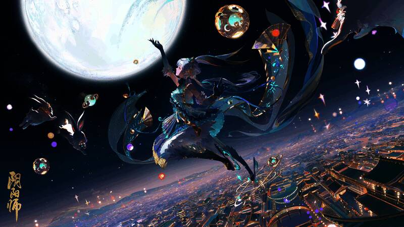 流光追月神全新联动皮肤·邀星戏月静态图2