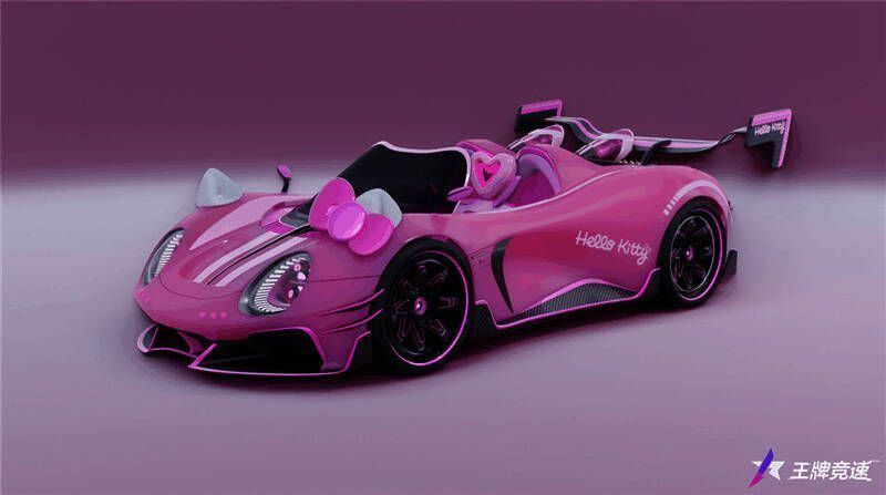 可爱的凯蒂号赛车外观