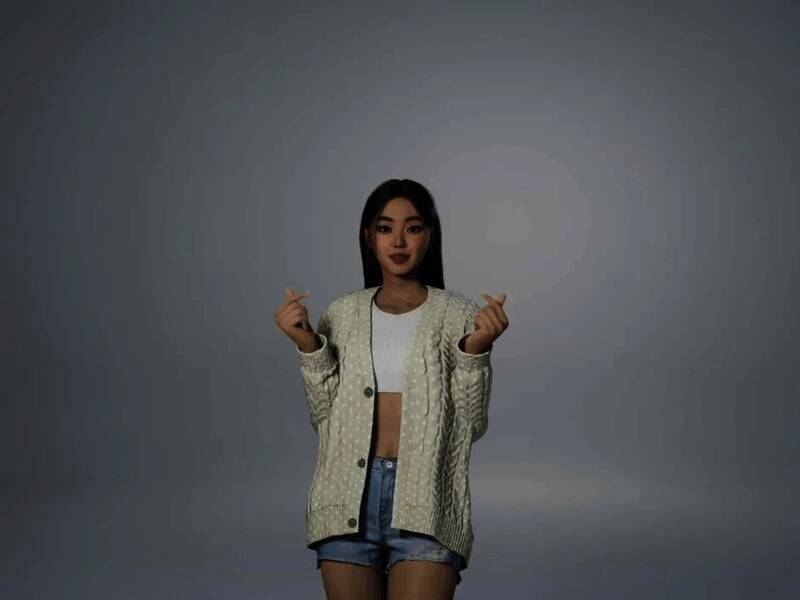 inZOI经典韩国美女捏脸示例图3