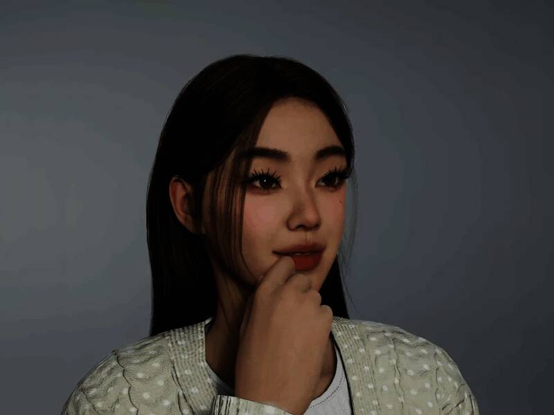 inZOI经典韩国美女捏脸示例图5