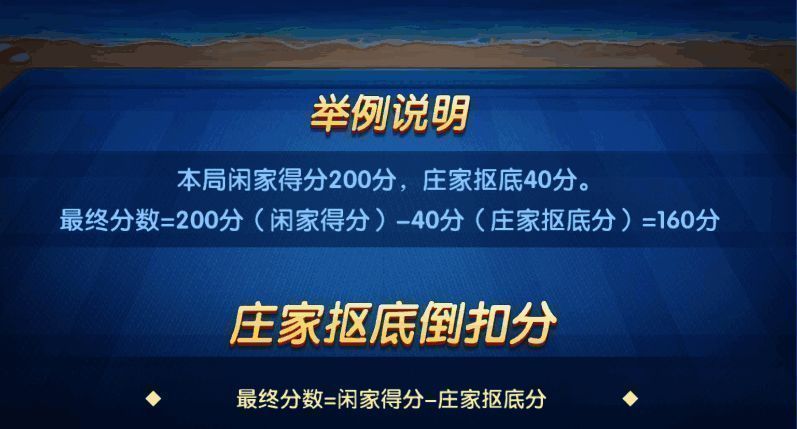 多乐升级四副牌扣抵规则相关图片