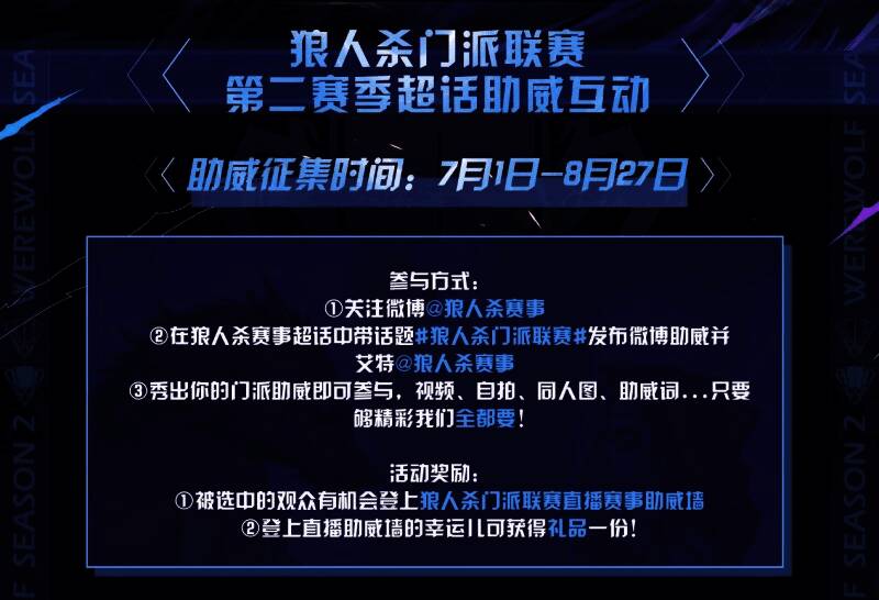 微博超话助威活动画面