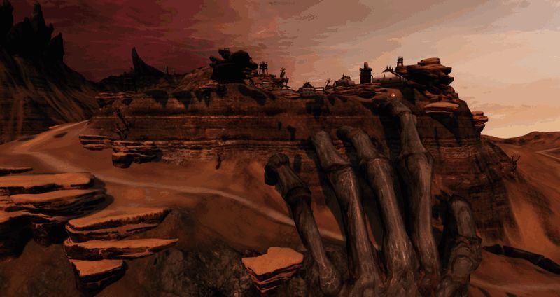 红堡营地外观图