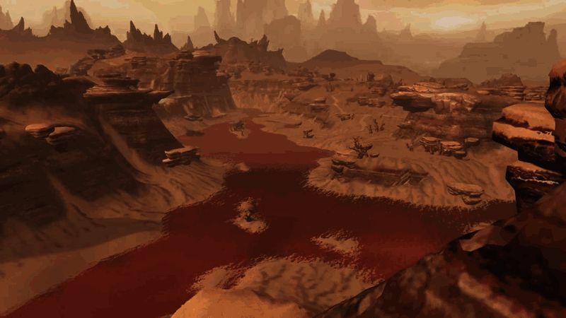 赤渊白天的景象图