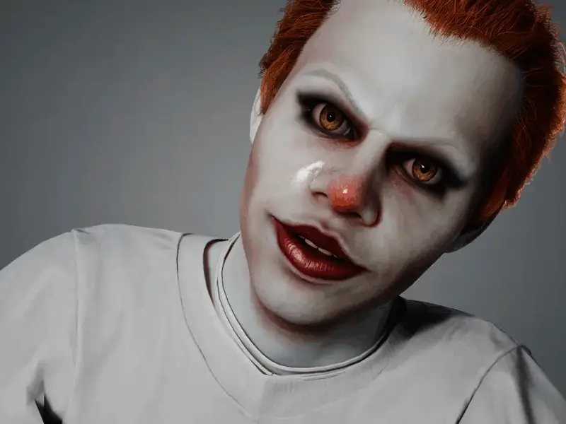 《inZOI》小丑回魂脸捏脸步骤相关图1