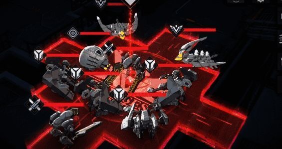 游戏中的舰载导弹信标部署画面