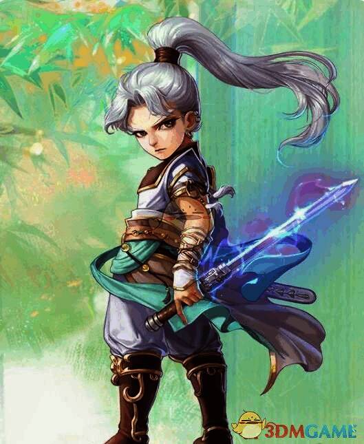 白发飞剑侠形象