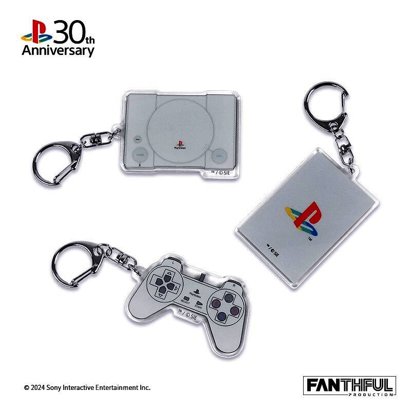 PlayStation 30周年亚克力挂件套组展示图1