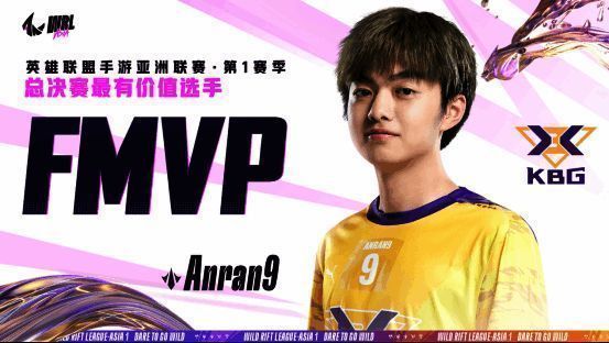KBG队长Anran9选手获奖照片