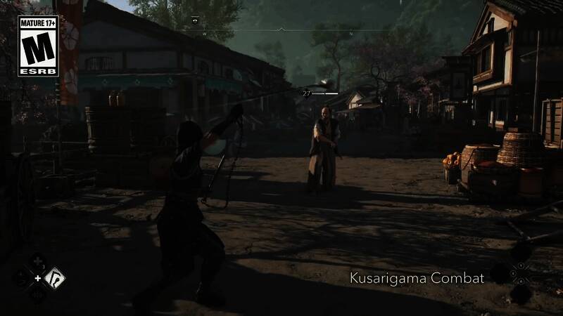 《刺客信条：影》战斗画面2