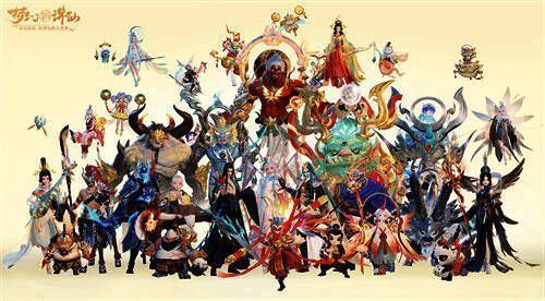 《梦幻新诛仙》69服灵兽宣传图