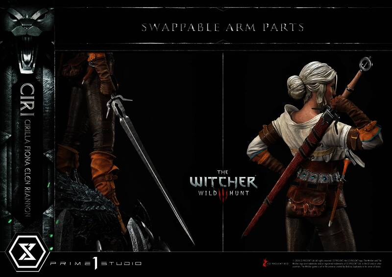 《巫师3》希里高品质雕像细节展示3