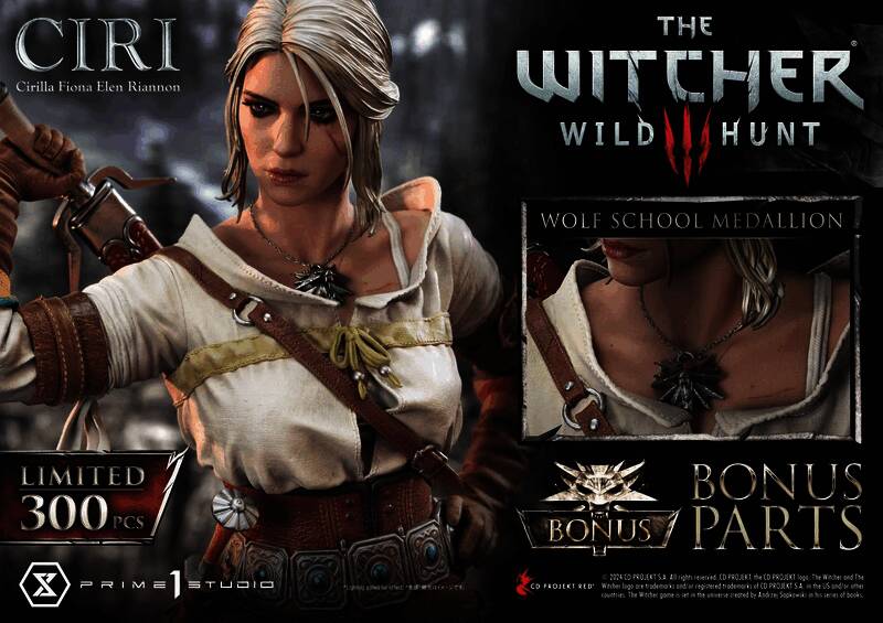 《巫师3》希里高品质雕像细节展示4