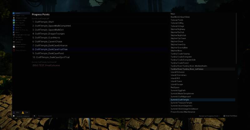 开发者菜单选择检查点截图