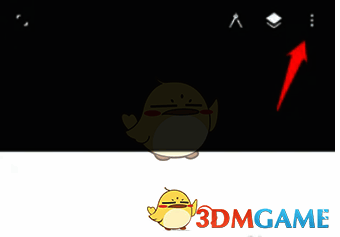 painter软件主页面三点按钮位置图