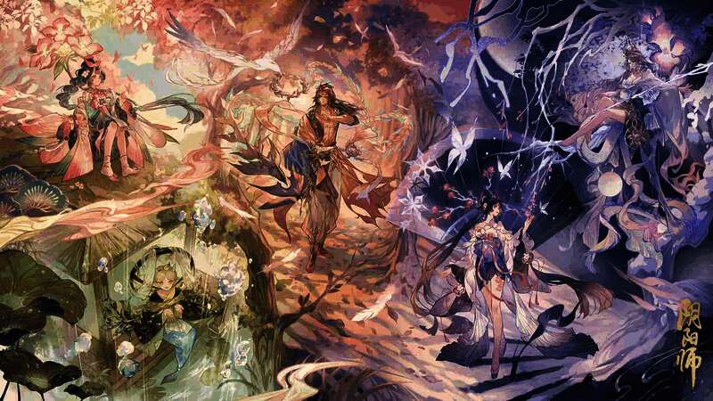 流光瞬息时系列皮肤专属插画展示图