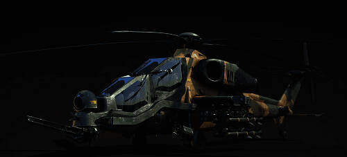 全新轻型武装直升机T - 129图片