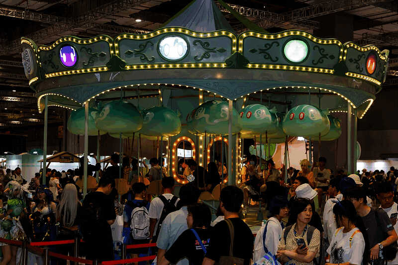 原神嘉年华热闹场景