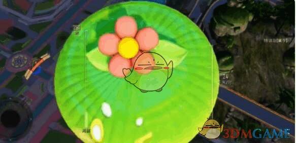 和平精英萌萌史莱姆降落伞效果图