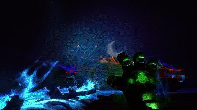 辐射手套攻击动图