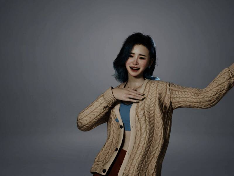 inZOI东方甜妹捏脸图片4