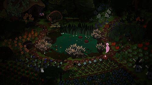 照料大学花园画面