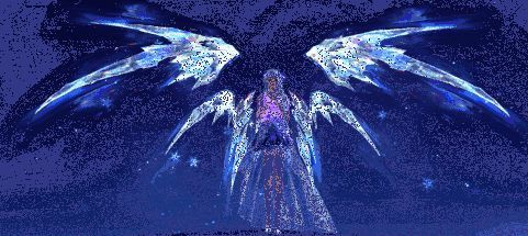 凌扶摇·泠骨羽翼开合动图