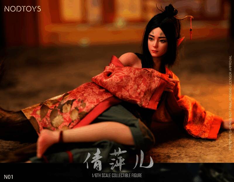 《黑神话:悟空》狐妖萍萍1:6人偶图片1