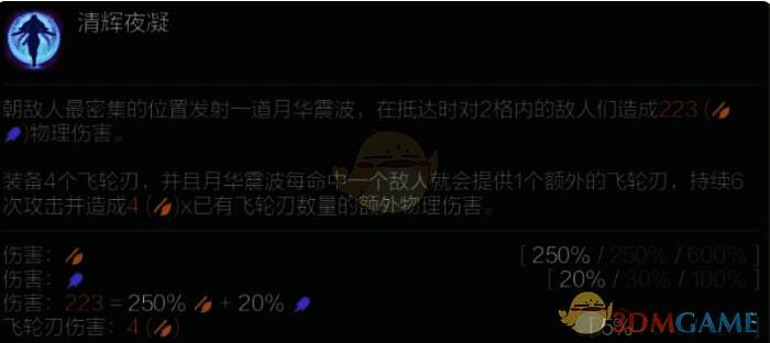 厄斐琉斯技能展示图