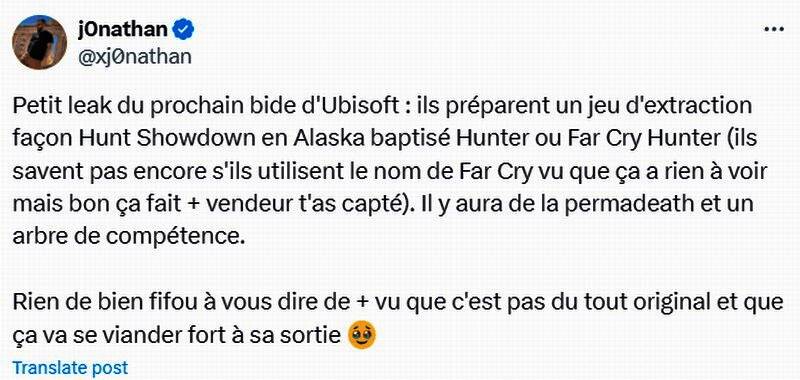 育碧新作《孤岛惊魂Hunter》相关图片1