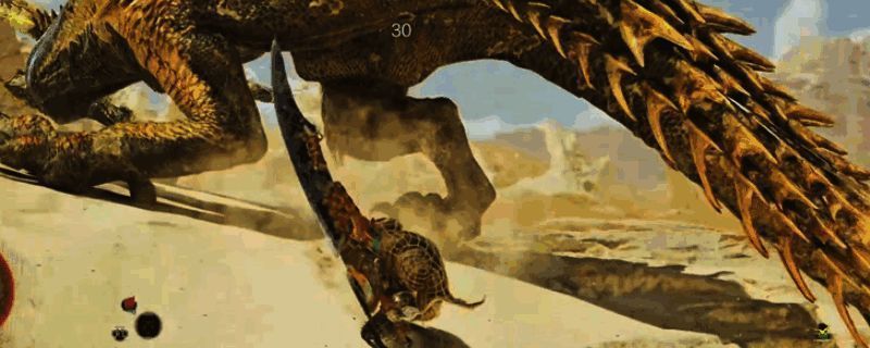 《怪物猎人：荒野》大剑蓄力斩示例图