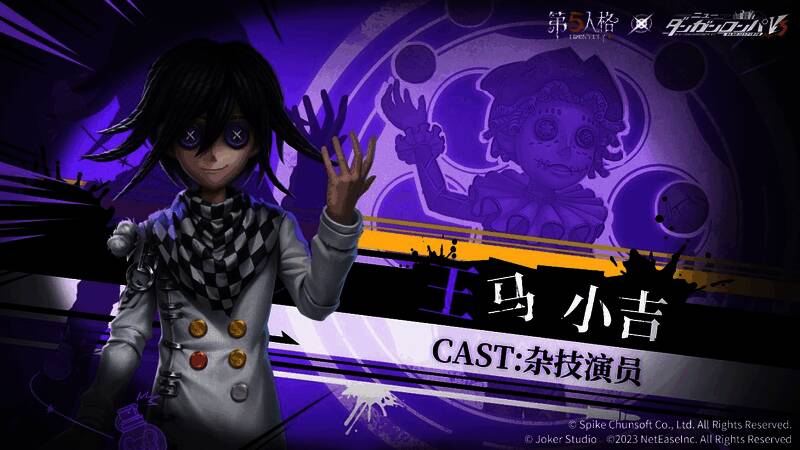 王马小吉与杂技演员形象对比画面