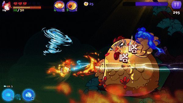 《哞哩的长梦》技能释放画面