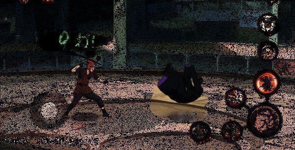 山中风空中释放二技能动画