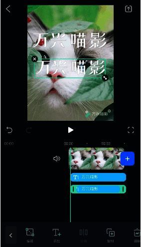 编辑字幕内容并移动位置界面图