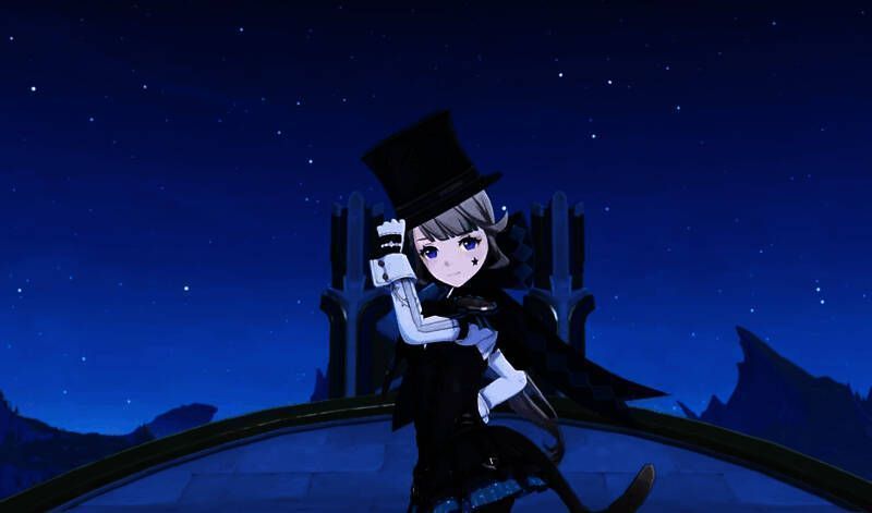 《原神》中林尼战斗画面