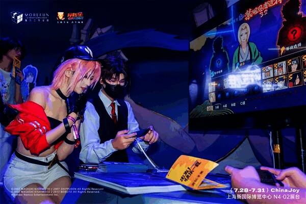 《火影忍者》手游玩家对战图