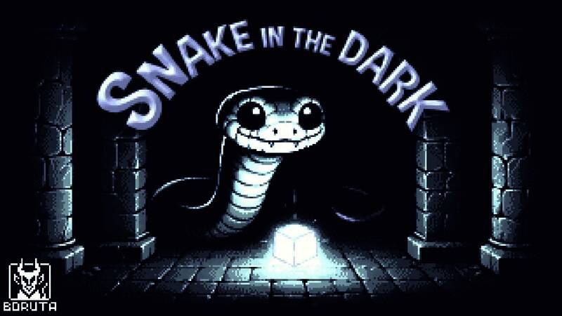 黑暗中的贪吃蛇游戏画面1