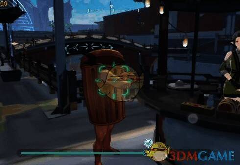 第二十个在小吃摊前的桶的位置图片